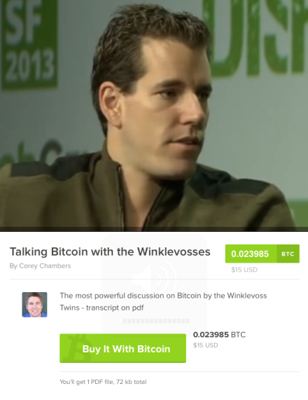 Talking Bitcoin with the Winklevosses
